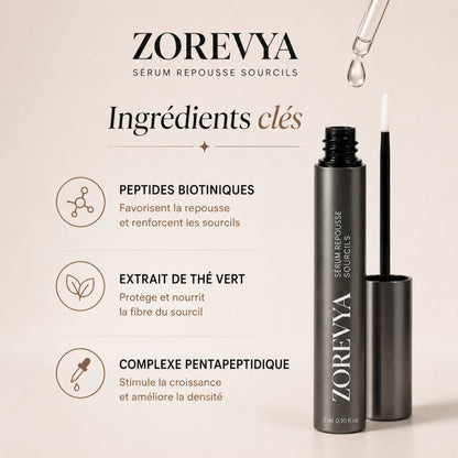 Sérum de croissance pour sourcils Zorevya™